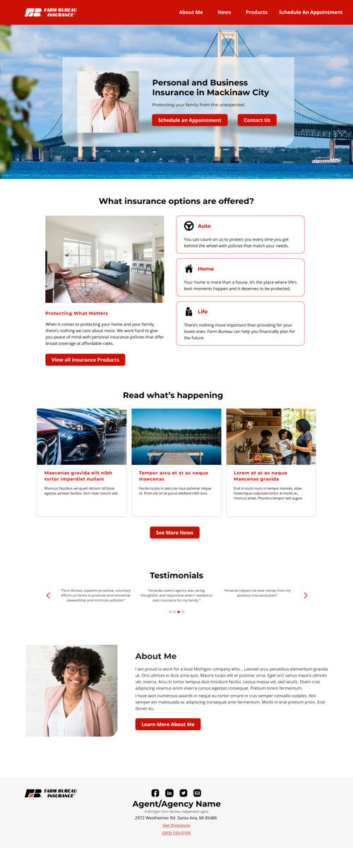 location based template image